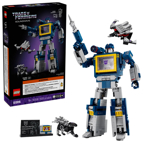 10358 Lego Icons Transformers Soundwave
