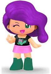 384432 Pinypon Serie #14 Terrific Mini Doll capelli viola Collezionabile