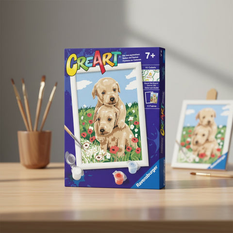 12023091 Ravenburger CreArt Serie E Golden Retriever cani  Coccolosi