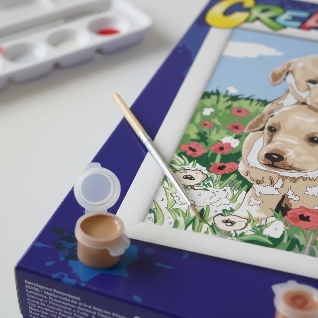 12023091 Ravenburger CreArt Serie E Golden Retriever cani  Coccolosi