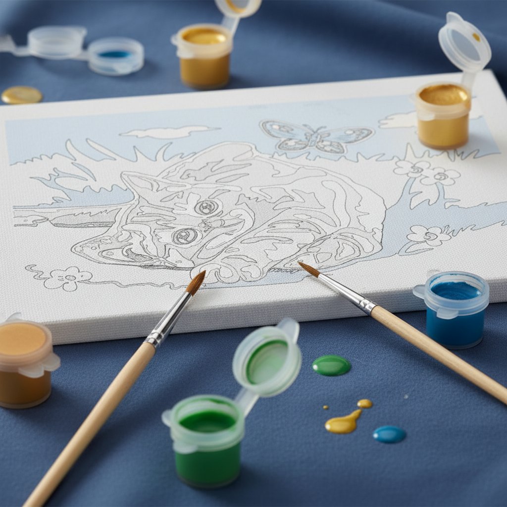 12023092 Ravenburger CreArt Serie E Gattino Gioioso kit pittura