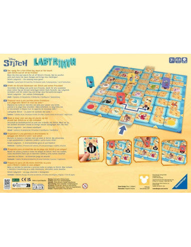 Ravensburger Labyrinth Disney Stitch | Gioco da Tavolo per Famiglie e Bambini