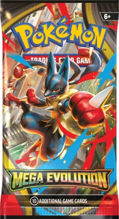Gamevision Pokemon Megaevoluzione  Bustina Singola 10 Carte Collezionabili