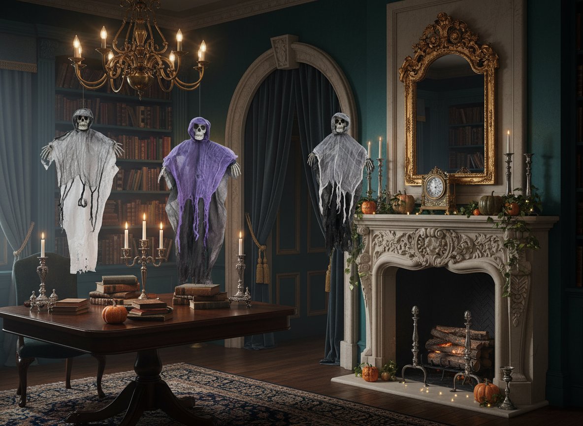 Appendino Fantasma e Scheletro  Decorazioni Halloween Colore casuale