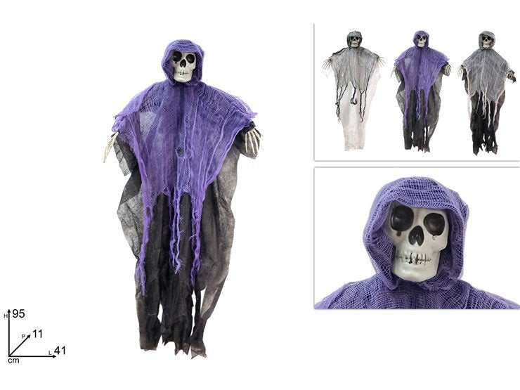 Appendino Fantasma e Scheletro  Decorazioni Halloween Colore casuale