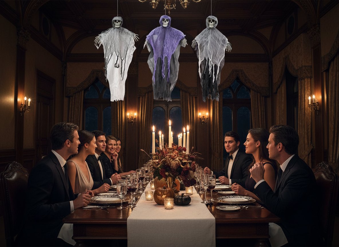 Appendino Fantasma e Scheletro  Decorazioni Halloween Colore casuale