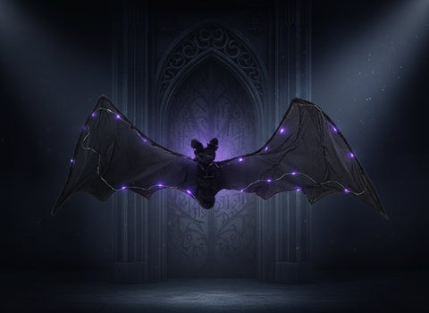 Pipistrello Luminoso con Luci LED | Giocattolo Halloween Brillante e Divertente