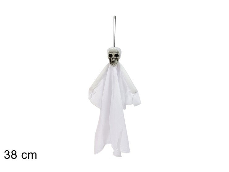 Appendino Fantasma Bianco | Decorazione Halloween Spaventosa per Casa e Festa