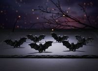 Pipistrelli Finti Halloween 6 Pezzi | Decorazioni Spaventose per Festa e Casa