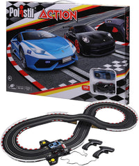 * 96151  Bburago Polistil Action Pista Elettrica con Lamborghini Huracan Polizia