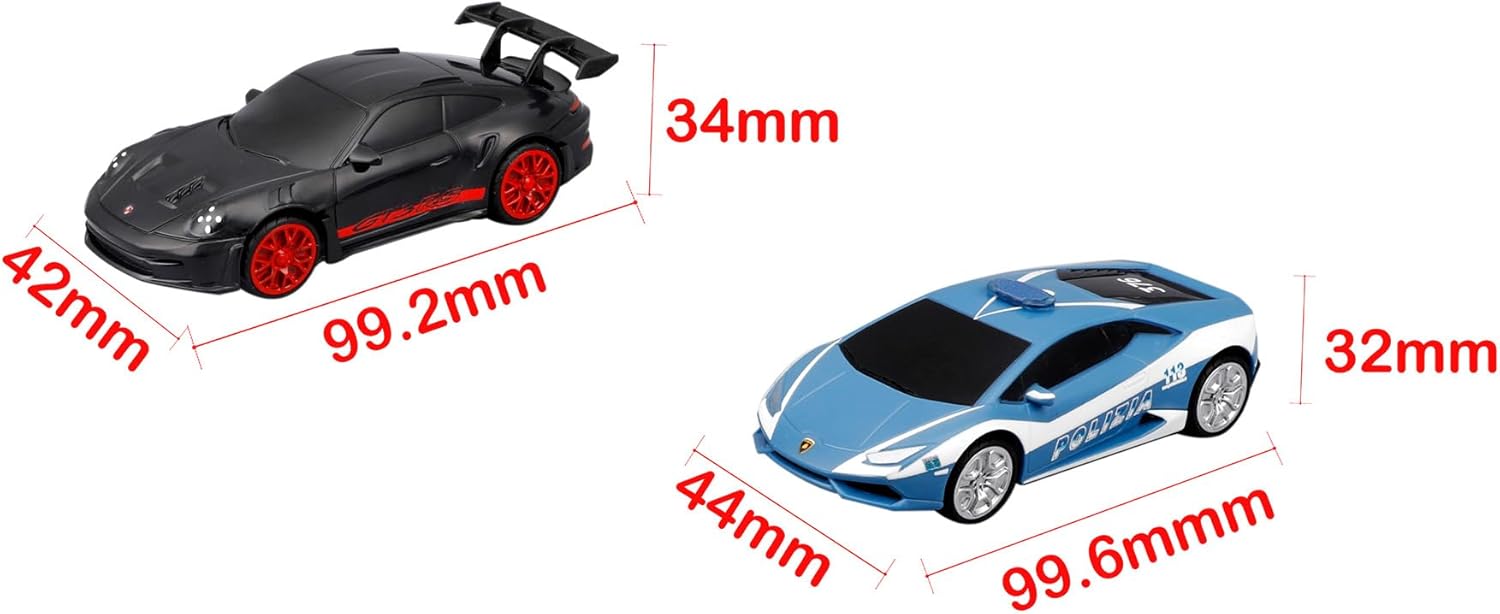 * 96151  Bburago Polistil Action Pista Elettrica con Lamborghini Huracan Polizia