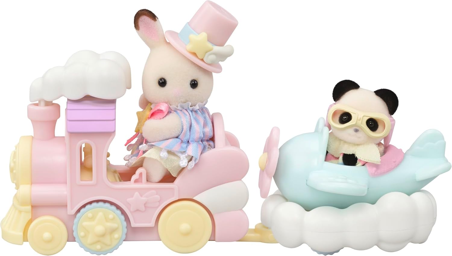 05819 Sylvanian Families |Giostra con Trenino e Aereo