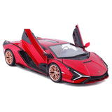 18-21102Bburago Lamborghini Sin FKP 37 Rossa 1:24  Modello Die-Cast in Metallo