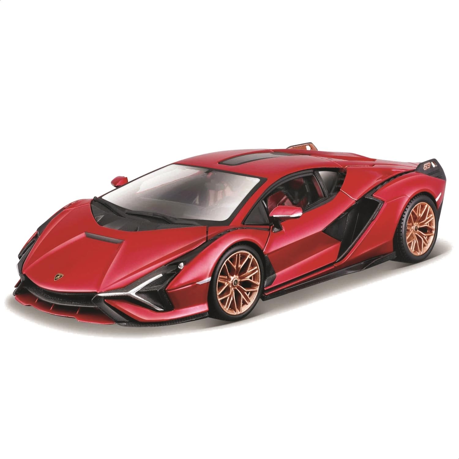18-21102Bburago Lamborghini Sin FKP 37 Rossa 1:24  Modello Die-Cast in Metallo