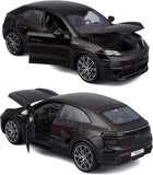 *18-21104 N Bburago Porsche Macan Turbo Electric 1:24  Modello Auto Nera
