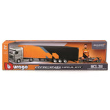 *18-38401 Bburago Bburago McLaren Semi Truck + MCL38 #4 Norris 1:43  F1 2024