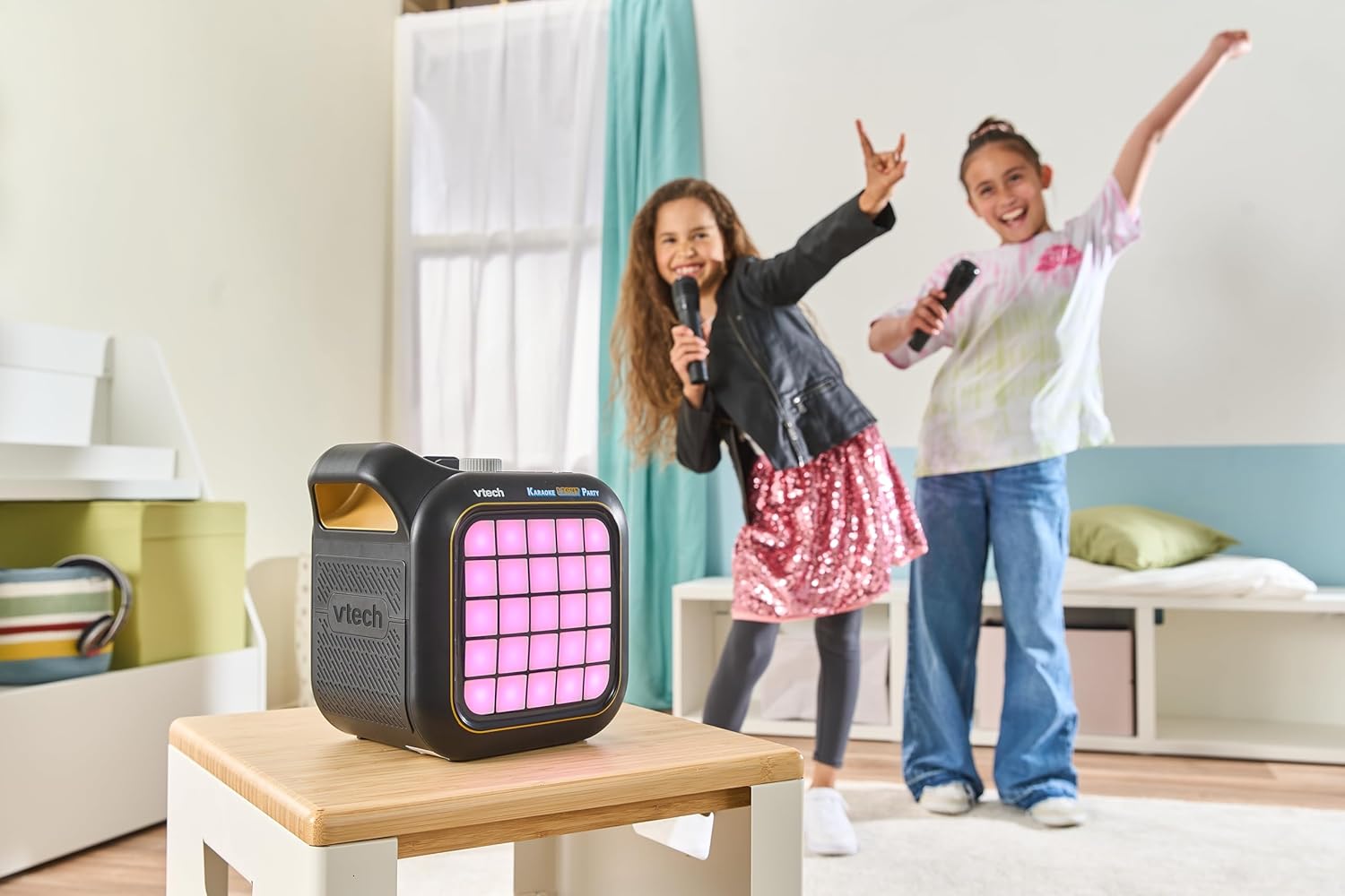 581707-007 VTech Karaoke Light Party Karaoke per Bambini 2 Microfoni Wireless