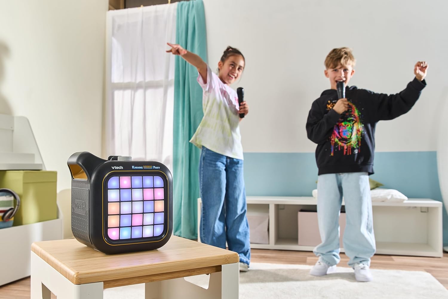 581707-007 VTech Karaoke Light Party Karaoke per Bambini 2 Microfoni Wireless