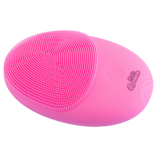 Beauty Routine Spazzola Viso Sonica  Schiuma e Lava SkinCare Brush Rosa