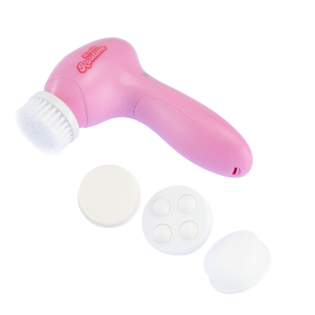 Beauty Routine Spazzola Viso Elettrica Coccola Viso Skincare Brush con 4 Testine