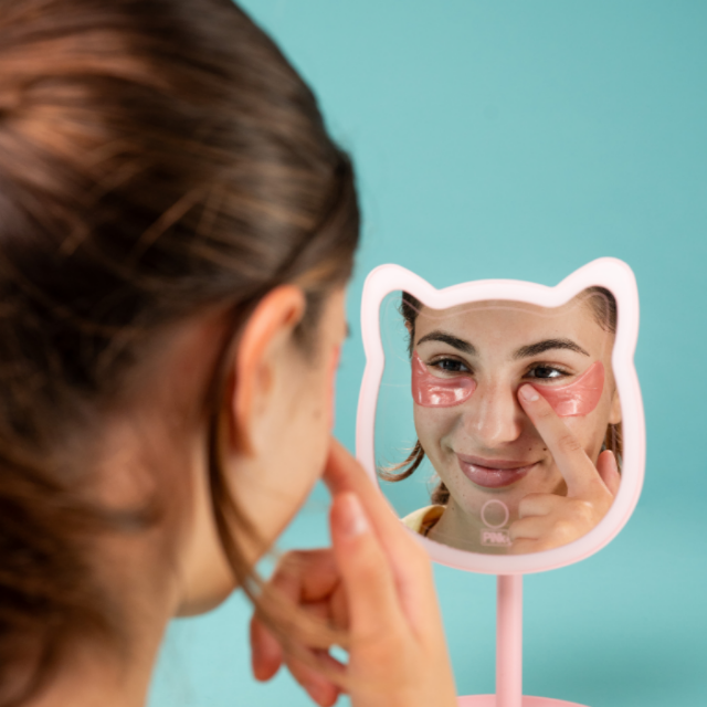 Beauty Routine Patch Occhi Idratanti  Eye Patches in Gel Rosa per Skincare