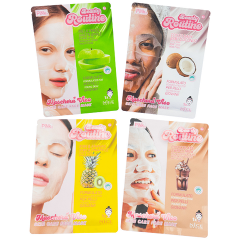 Beauty Routine Maschera Viso Idratante Profumazione Casuale Skincare Sheet Mask