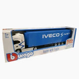 18-31469 BBurago Street Fire CAMION CON RIMORCHIO IVECO S-WAY 1:43 BLU
