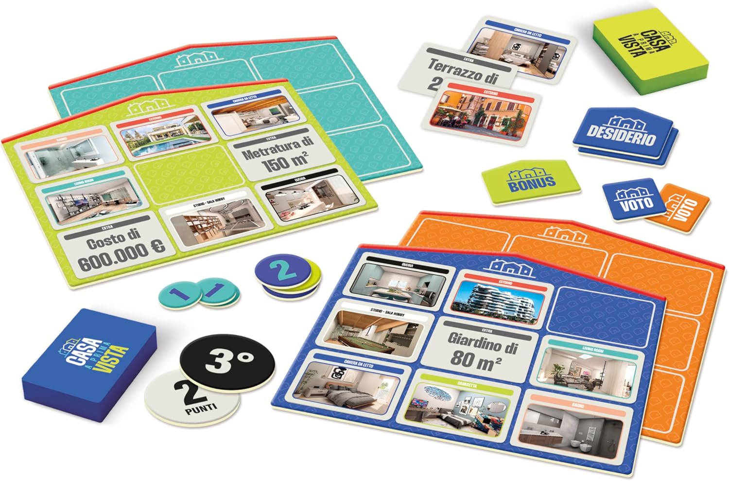 16905 Clementoni Casa a Prima Vista  Gioco da Tavolo Ispirato al Programma TV