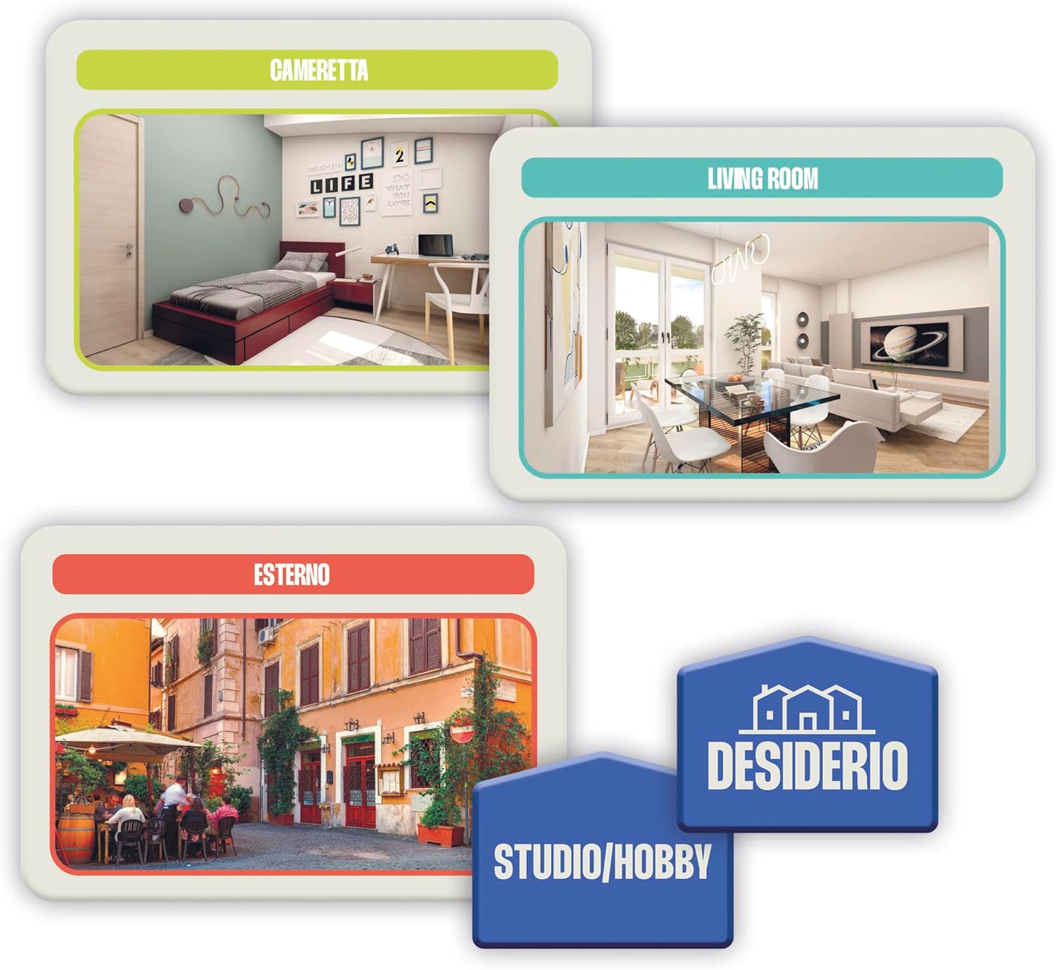 16905 Clementoni Casa a Prima Vista  Gioco da Tavolo Ispirato al Programma TV