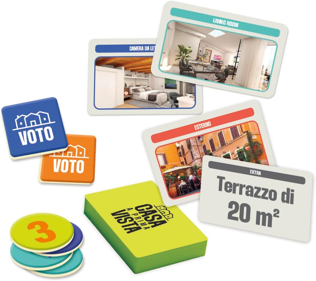 16905 Clementoni Casa a Prima Vista  Gioco da Tavolo Ispirato al Programma TV