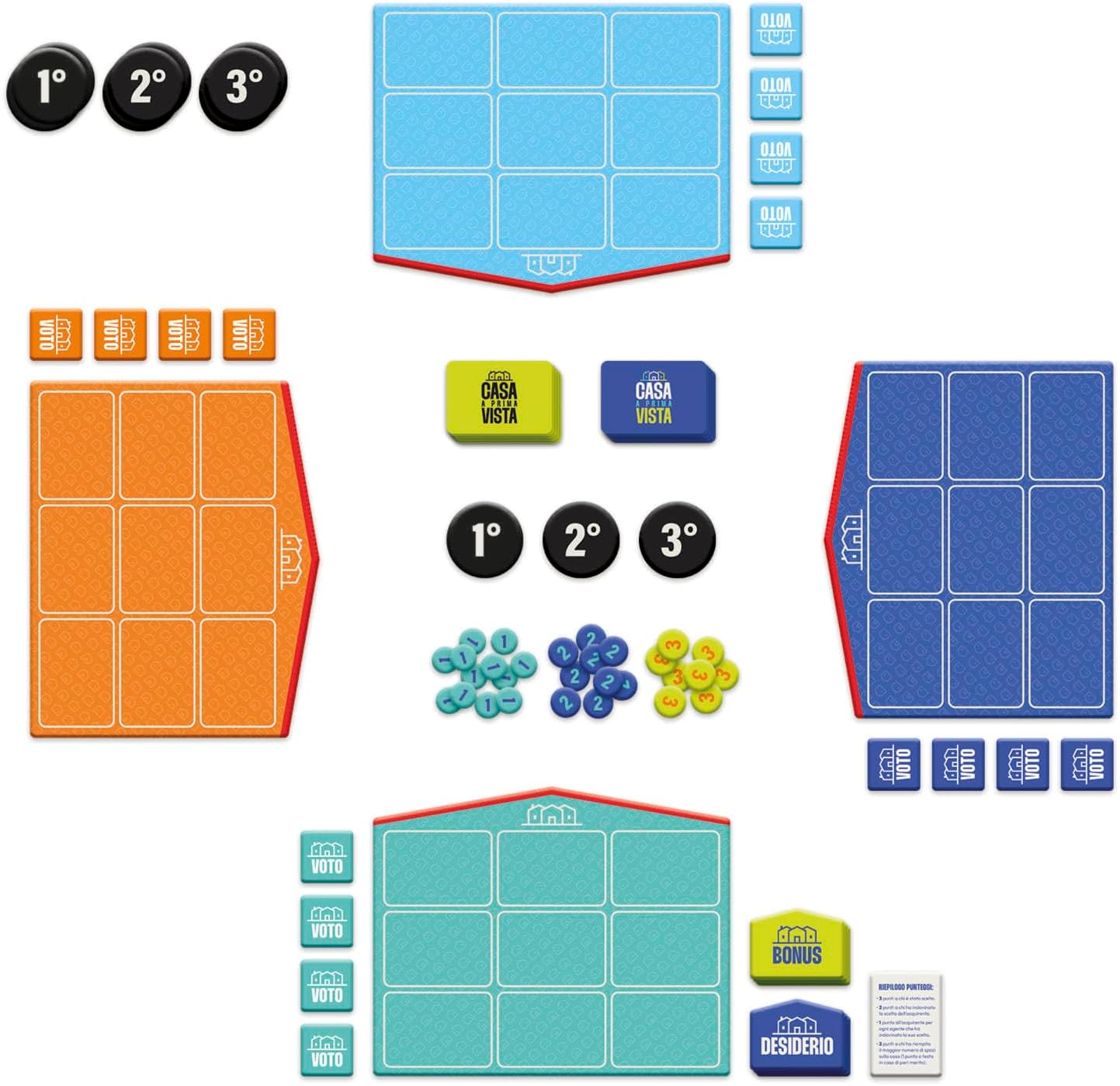 16905 Clementoni Casa a Prima Vista  Gioco da Tavolo Ispirato al Programma TV