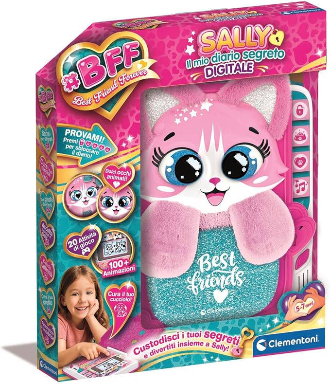 16491 Clementoni BFF Sally Diario Segreto Digitale LCD Gioco Interattivo