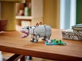 31171 LEGO Animali selvatici: maestoso rinoceronte con uccelli