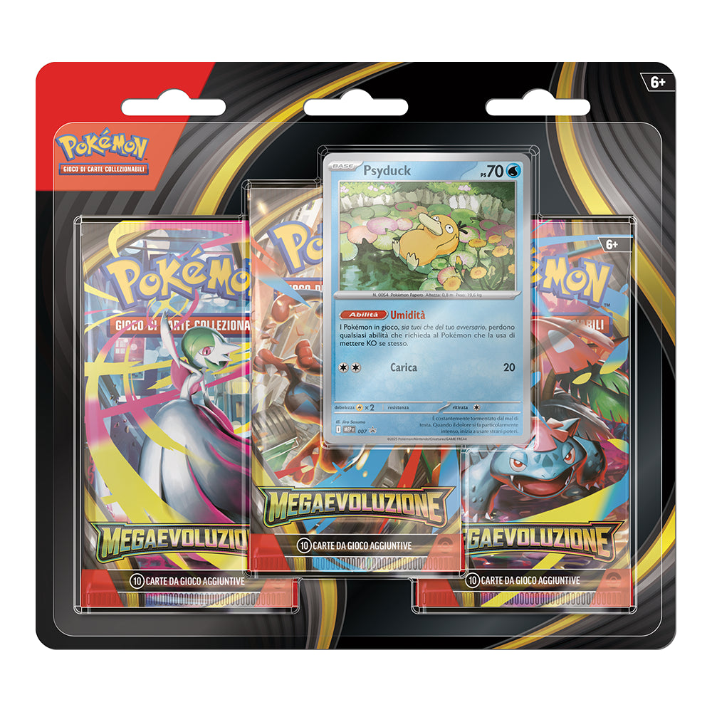 Gamevision Pokemon Megaevoluzione  Blister 3 Bustine + 1 Card "M1