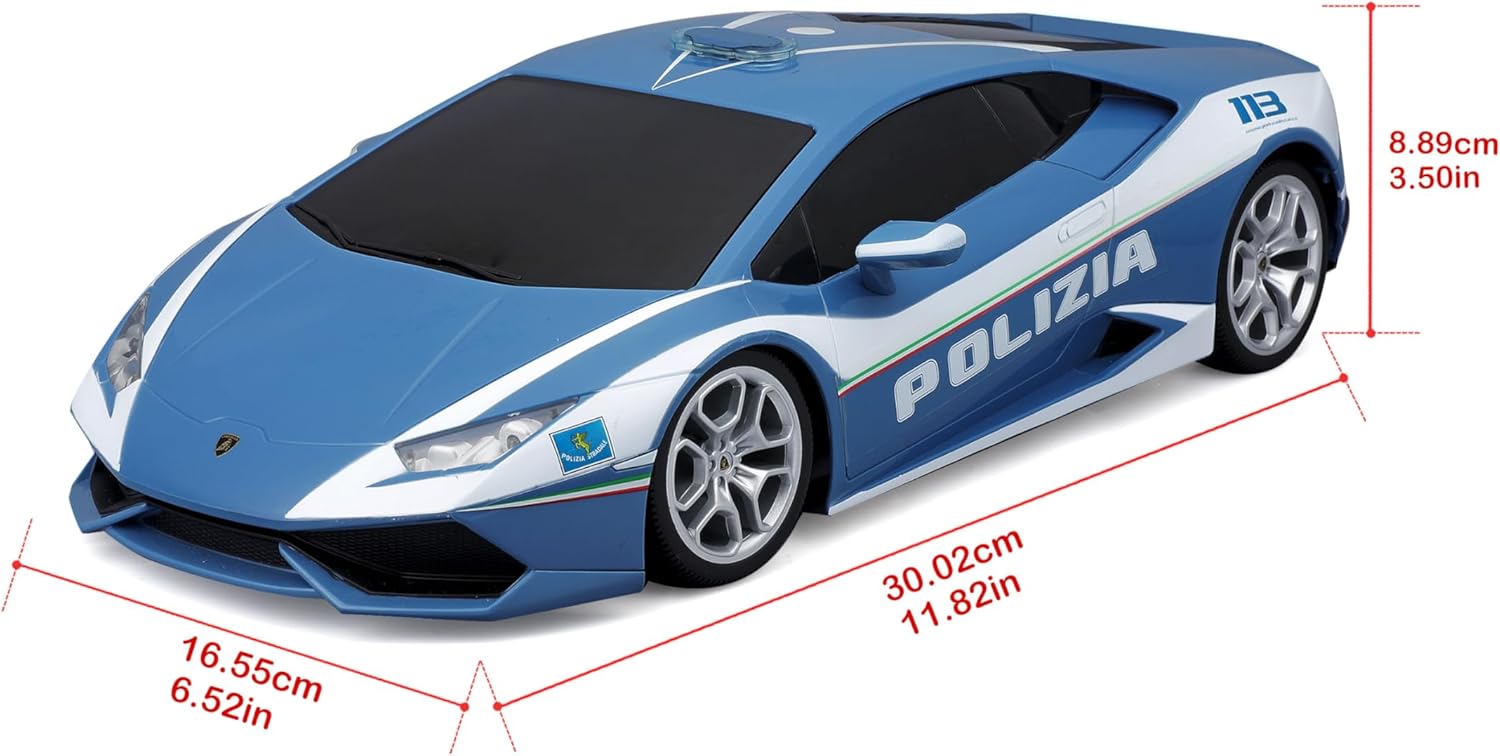 Maisto Tech RC Lamborghini Huracn Polizia 1:14  Auto Radiocomandata Realistica