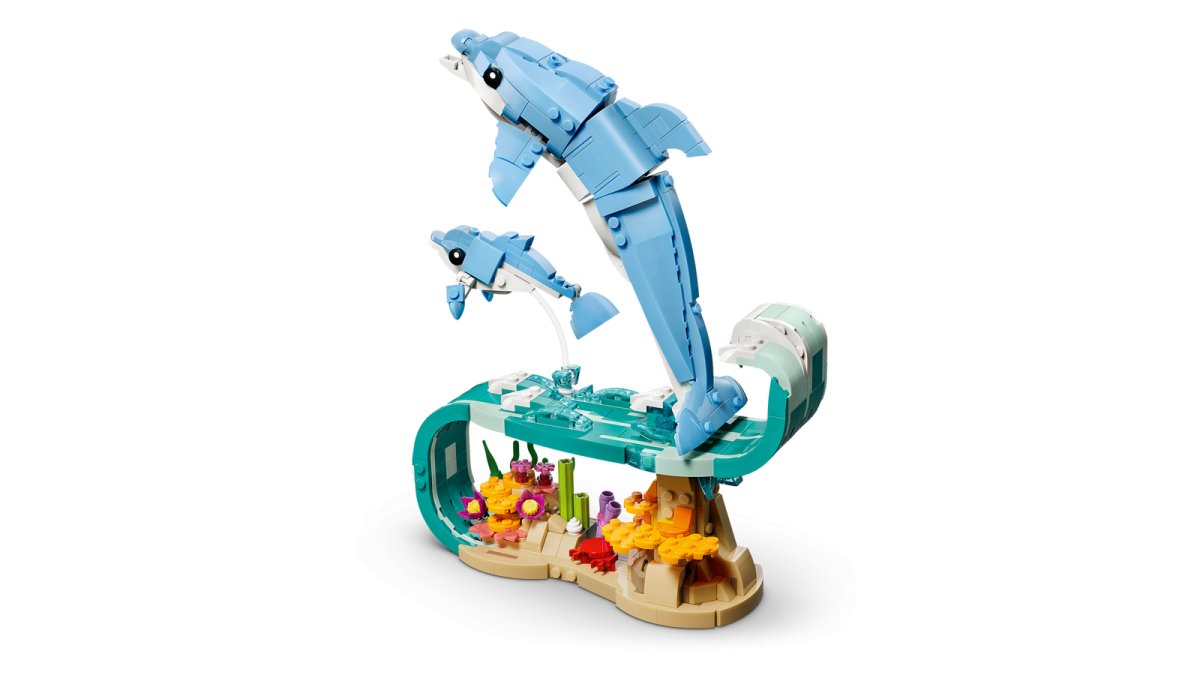 31385 LEGO Creator Animali marini: meravigliosi delfini