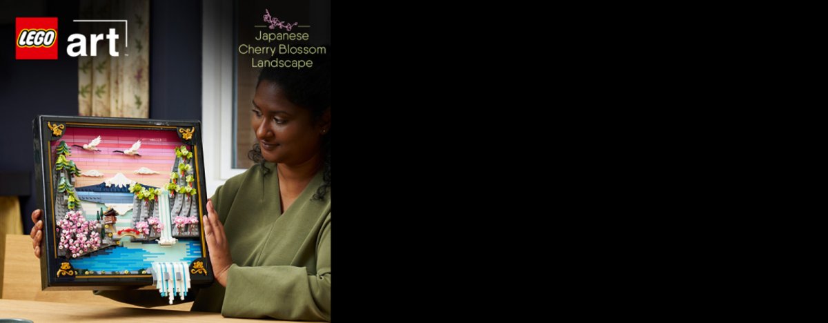 31218 ART Paesaggio giapponese con ciliegi fioriti