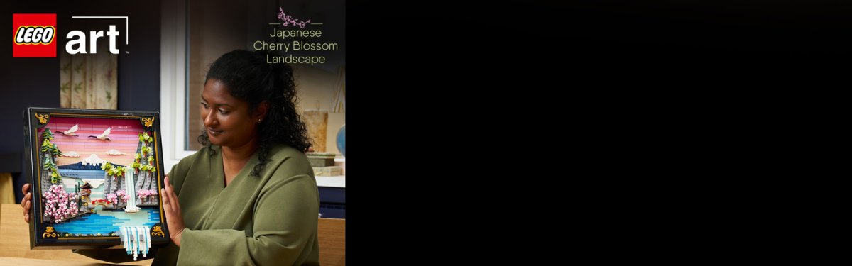 31218 ART Paesaggio giapponese con ciliegi fioriti