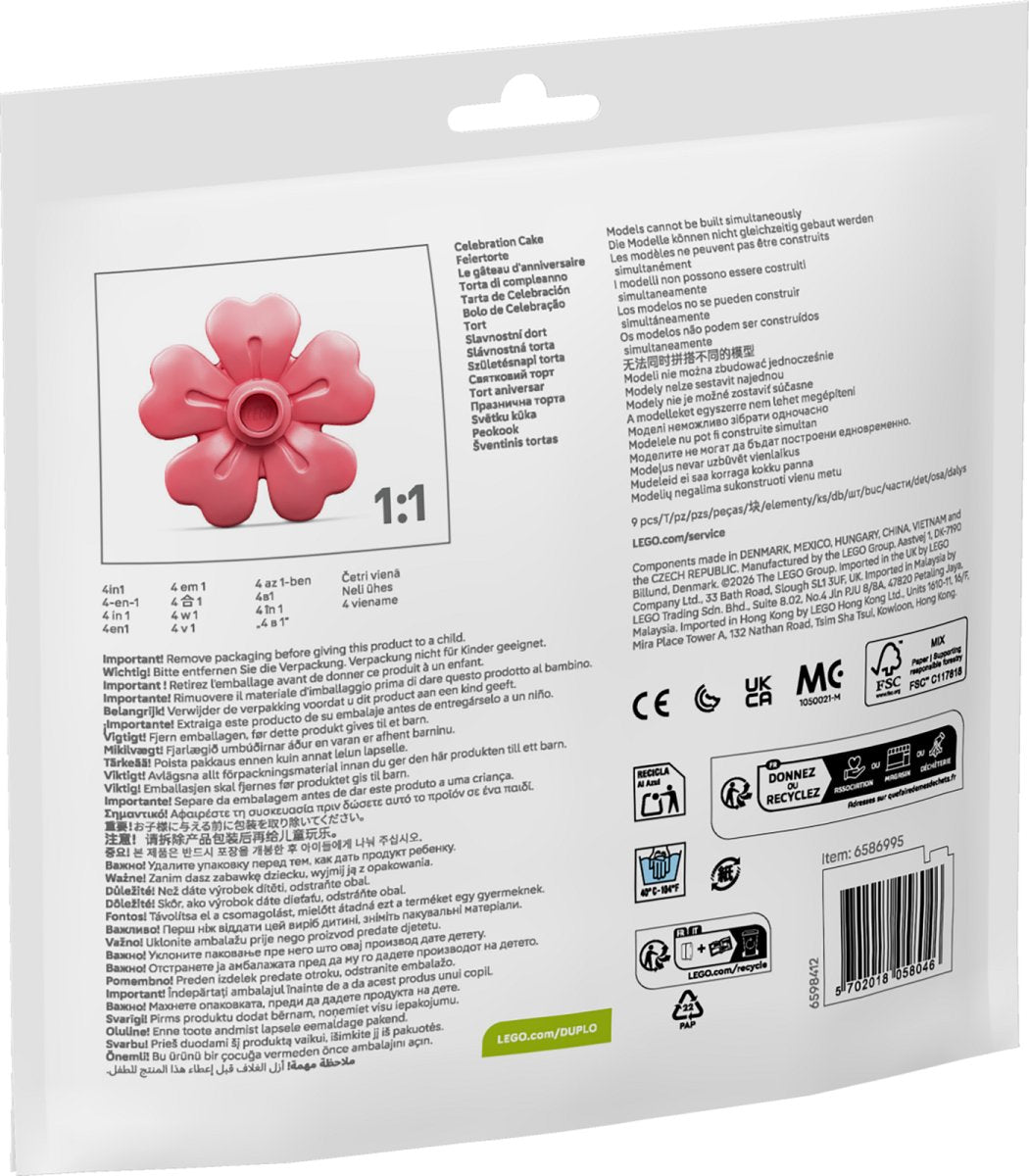 30712 LEGO Polybag Duplo Recruitment Bags Torta di compleanno