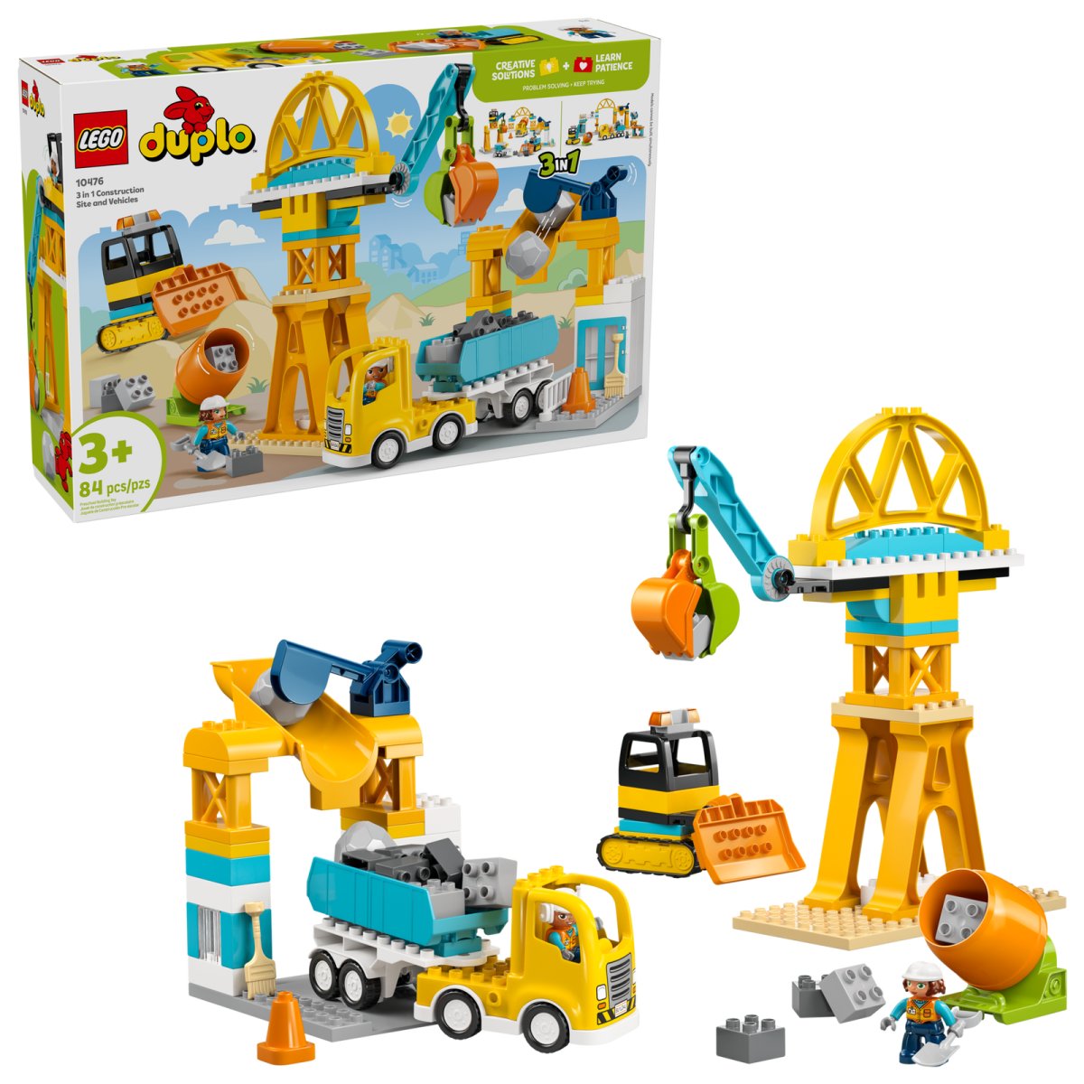 10476 LEGO DUPLO Town Cantiere e veicoli 3 in 1