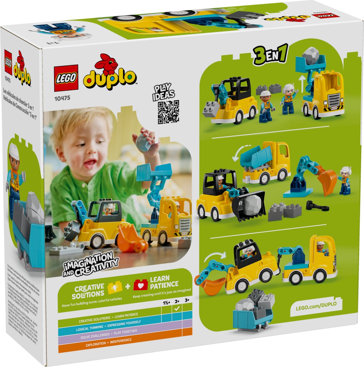10475 LEGO DUPLO Town Veicoli da cantiere 3 in 1