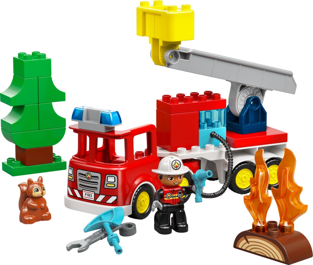 10473 LEGO DUPLO Town Autopompa con manichetta e pompiere