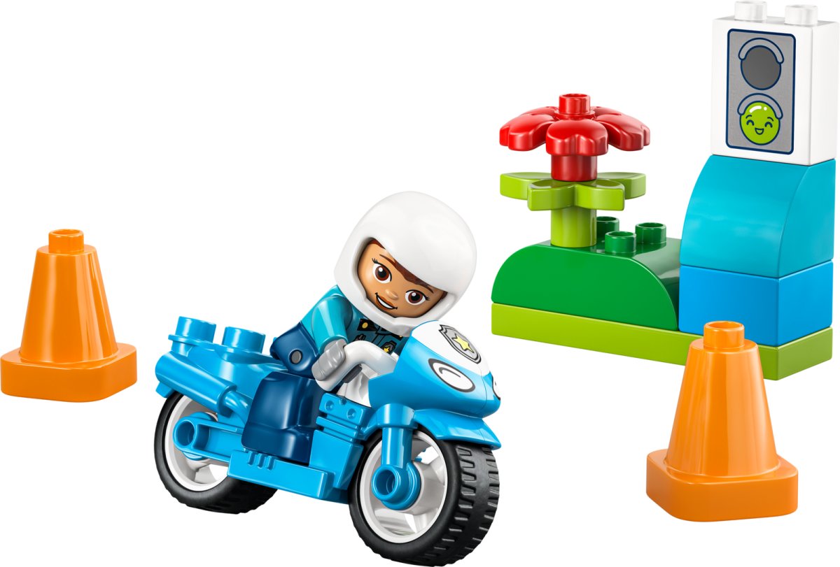 10471 LEGO DUPLO Town Motocicletta blu della Polizia