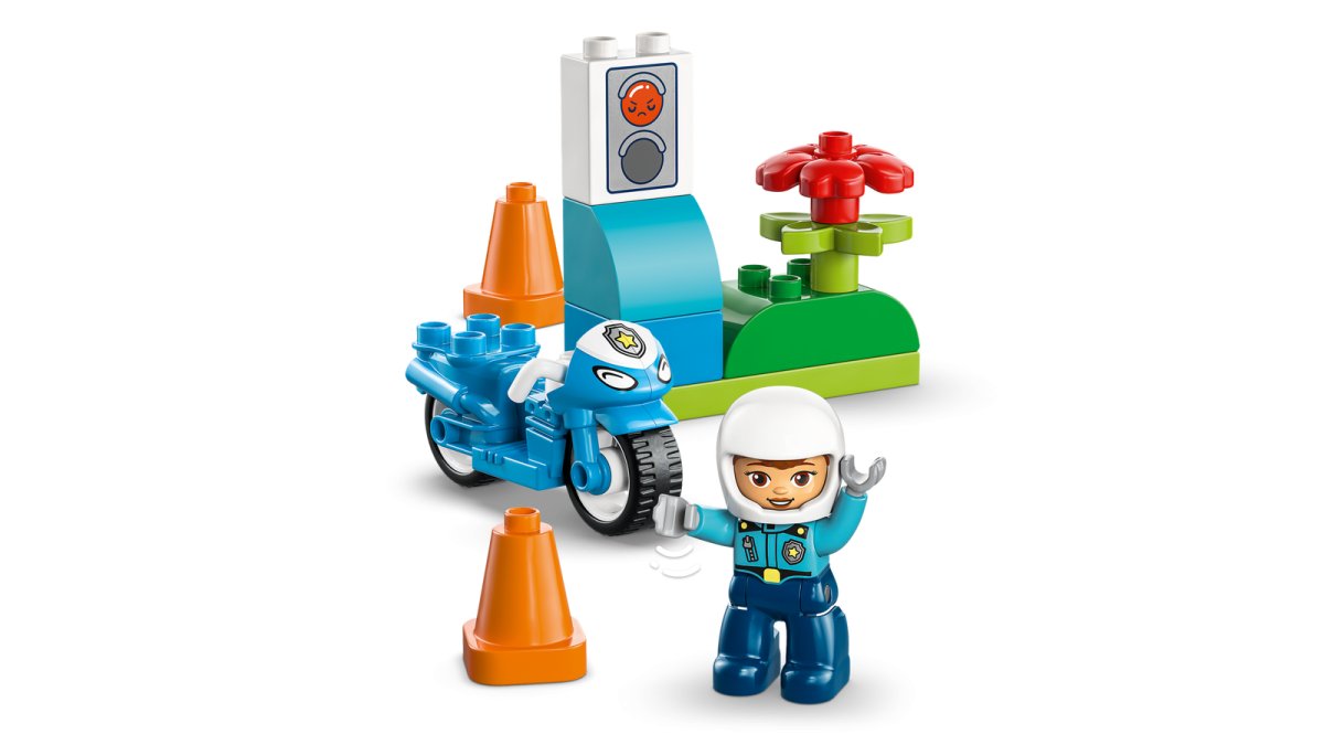 10471 LEGO DUPLO Town Motocicletta blu della Polizia