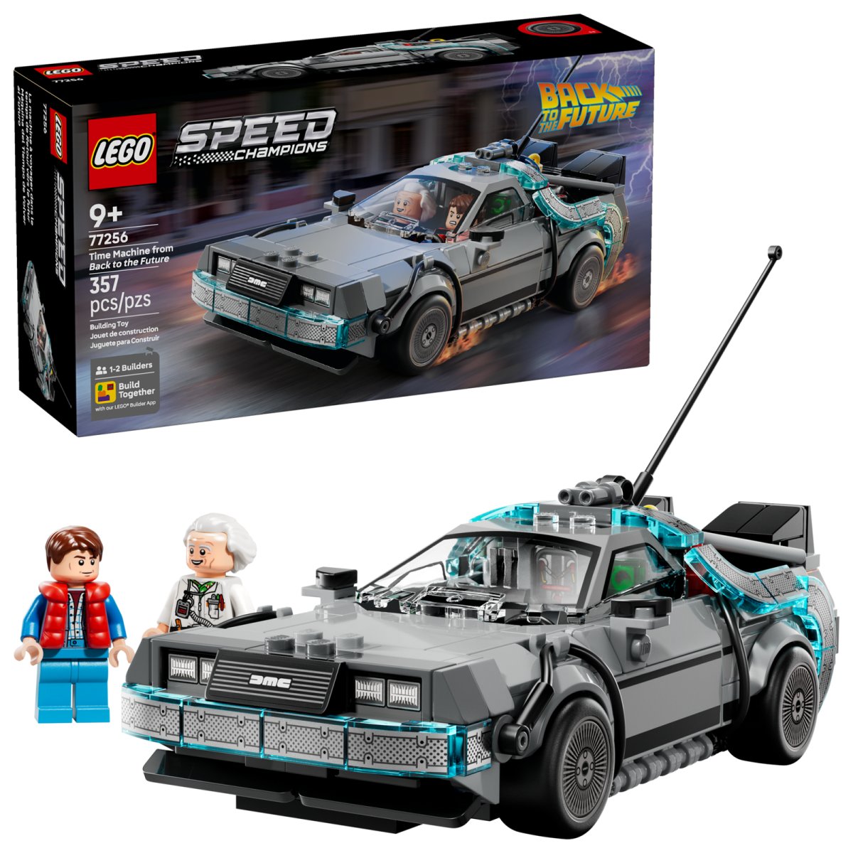 77256 LEGO Speed Champions Macchina del tempo di Ritorno al futuro