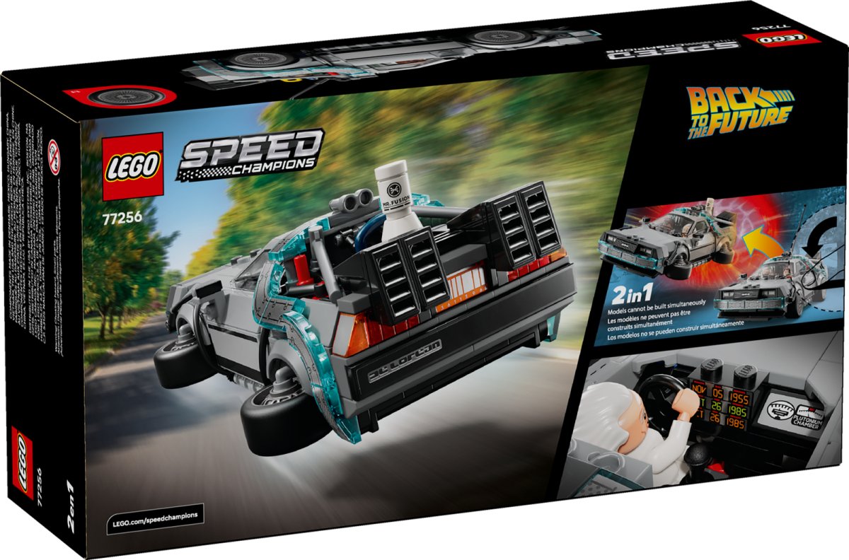 77256 LEGO Speed Champions Macchina del tempo di Ritorno al futuro