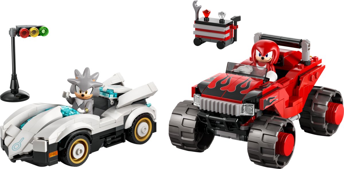 77118 LEGO Sonic Auto di Silver vs. Monster Truck di Knuckles