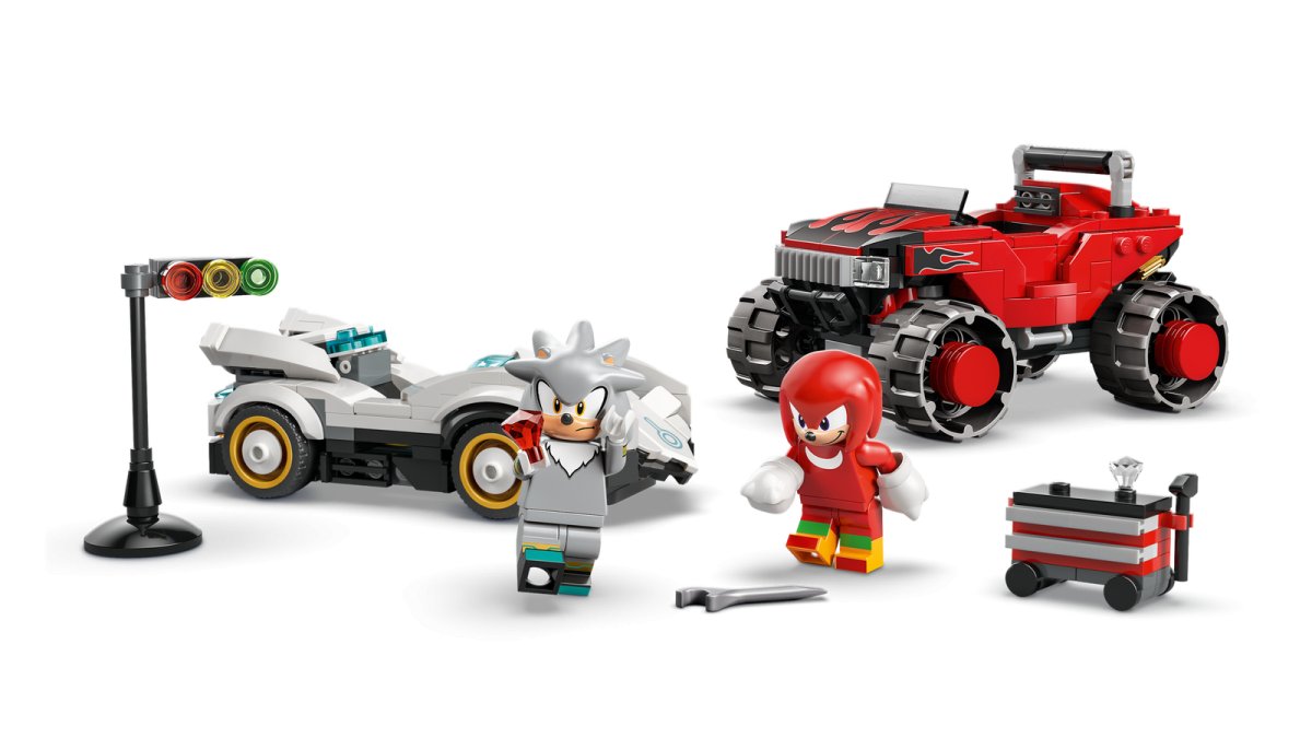 77118 LEGO Sonic Auto di Silver vs. Monster Truck di Knuckles