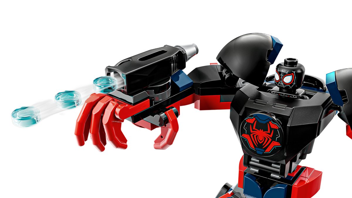 76337 LEGO Super Heroes Marvel Mech di Miles Morales vs. Spider-Man 2099