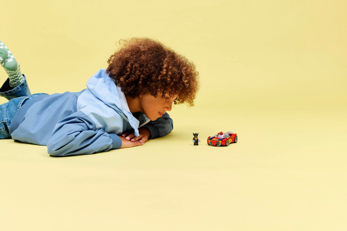 76336 LEGO Super Heroes Marvel Auto di Spider-Man vs. Venomized Wolverine